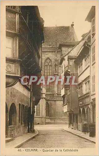 Cartes postales Colmar Quartier de la Cathedrale