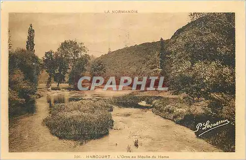 Ansichtskarte AK Harcourt La Normandie L'Orne au Moulin du Hhome