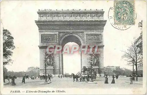 Cartes postales Paris L'Arc de Triomphe de l'Etoile