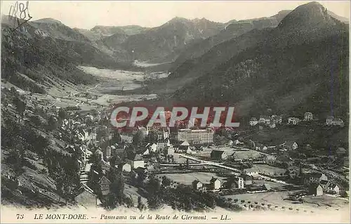 Ansichtskarte AK Le Mont Dore Panorama vu de la Route de Clermont