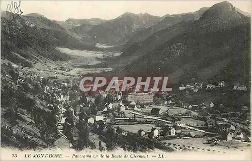 Cartes postales Le Mont Dore Panorama vu de la Route de Clermont