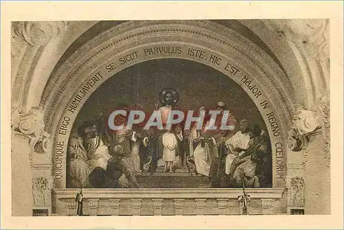 Cartes postales La Chapelle des Carmelites de Lisieux Fresque surmontant la Grille de la Chapelle de la Chasse