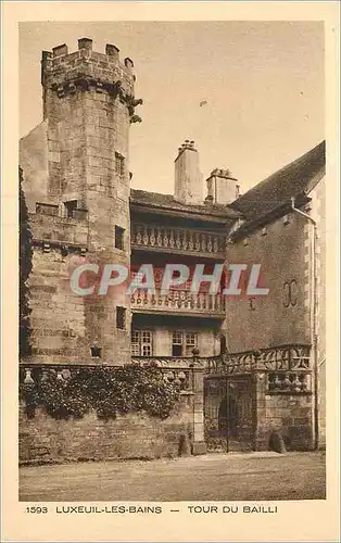 Ansichtskarte AK Luxeuil Les Bains Les Beaux Sites de France Tour du Bailli