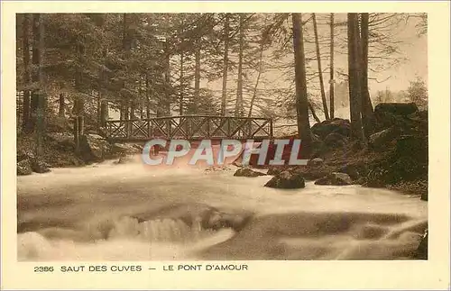 Cartes postales Saut des Cuves Le Pont d'Amour