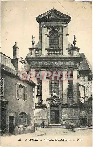 Ansichtskarte AK Nevers L'Eglise Saint Pierre