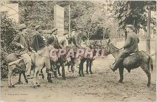 Cartes postales Robinson Garde a vos Ane Donkey