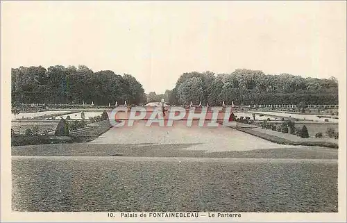 Ansichtskarte AK Palais de Fontainebleau Le Parterre