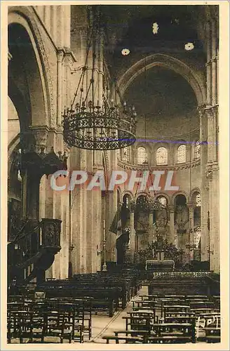 Ansichtskarte AK Paray Le Monial (Saone et Loire) Interieur de la Basilique du Sacre Coeur