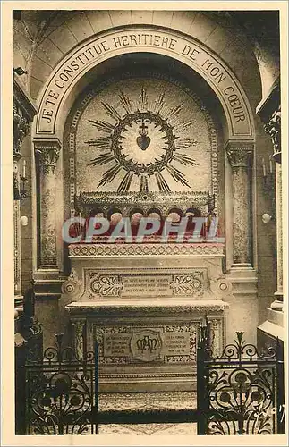 Cartes postales Paray Le Monial (Saone et Loire) Monastere de la Visitation Chapelle ou Repose la Chasse de Sain