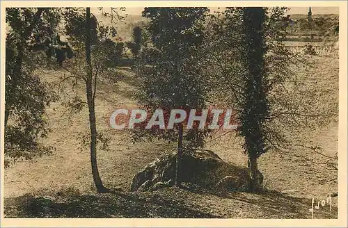 Cartes postales Haute Cour (Saone et Loire) Rocher pres duquel Ste Marguerite Marie Alacoque aimait a aller prie