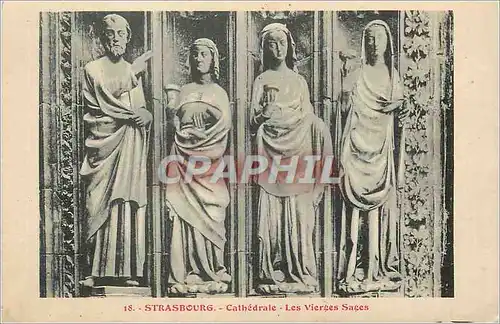 Cartes postales Strasbourg Cathedrale Les Vierges Sages