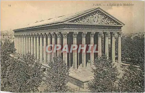 Cartes postales Paris L'Eglise de la Madeleine