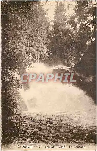 Ansichtskarte AK En Morvan Les Settons La Cascade