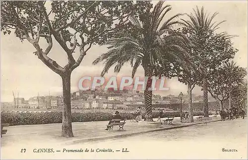 Cartes postales Cannes Promenade de la Croisette