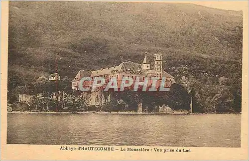 Ansichtskarte AK Abbaye d'Hautecombe Le Monastere Vue prise du Lac