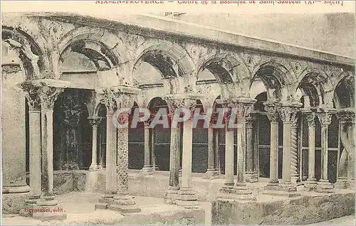 Cartes postales Aix en Provence Cloitre de la basilique de Saint Sauveur