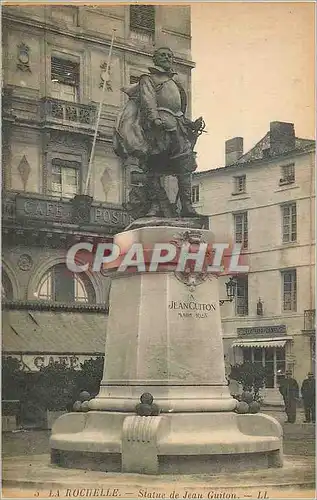 Cartes postales La Rochelle Statue de Jean Guiton