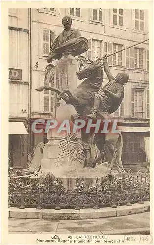 Cartes postales La Rochelle Monument Eugene Fromentin Peintre Ecrivain