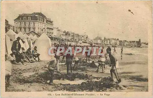Cartes postales Les Sables d'Olonne (Vendee) La Plage