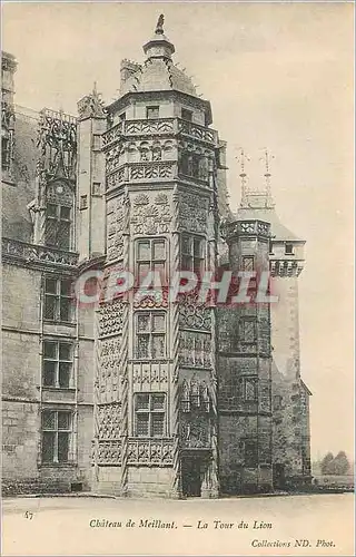 Cartes postales Chateau de Meillant La Tour du Lion