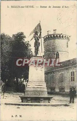 Cartes postales Mehun sur Yevre Statue de Jeanne d'Arc