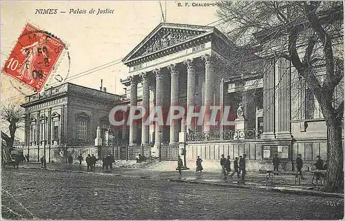 Cartes postales Nimes Palais de Justice