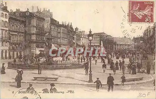 Cartes postales Bordeaux Allee de Tourny