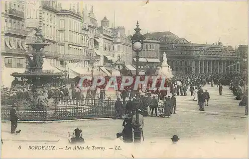 Cartes postales Bordeaux Allee de Tourny