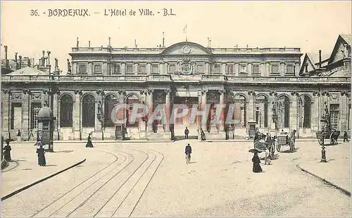 Cartes postales Bordeaux L'Hotel de Ville