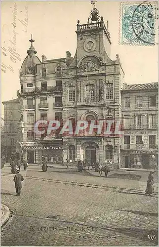 Ansichtskarte AK Beziers Hotel de Ville