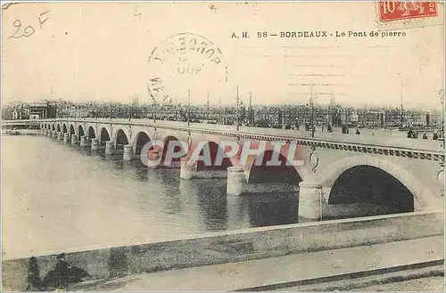 Cartes postales Bordeaux Le Pont de Pierre