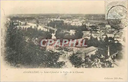 Cartes postales Angouleme Saint Cybard et la Vallee de la Charente (carte 1900�