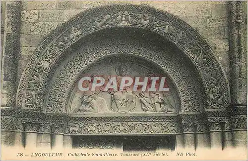 Cartes postales Angouleme Cathedrale Saint Pierre Voussure (XIIe Siecle)