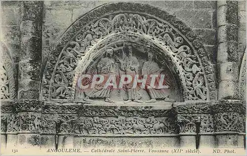 Cartes postales Angouleme Cathedrale Saint Pierre Voussure (XIIe Siecle)