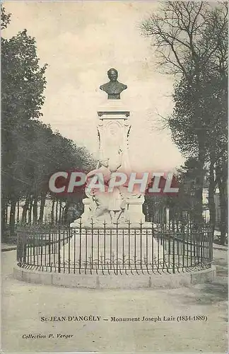 Cartes postales St Jean d'Angely Monument Joseph Lair