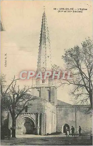 Ansichtskarte AK Ars en Re l'Eglise (XIIe et XVe Siecles)