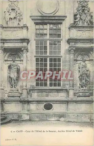 Ansichtskarte AK Caen Cour de l'Hotel de la Bourse Ancien Hotel de Valois