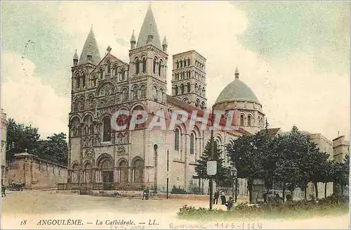 Cartes postales Angouleme la Cathedrale