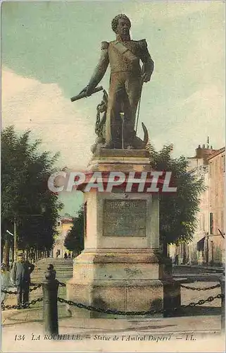 Cartes postales La Rochelle Statue de l'Amiral Duperre