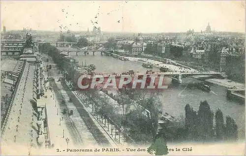 Cartes postales Panorama de Paris