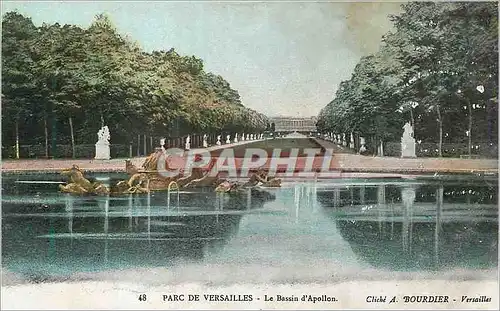Ansichtskarte AK Parc de Versailles le Bassin d'Apollon