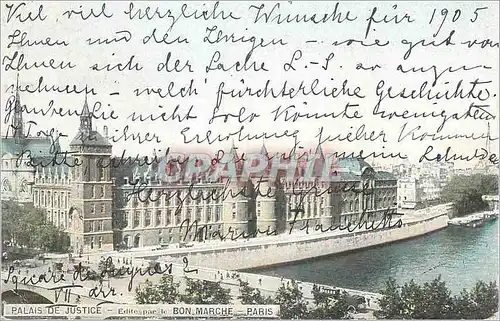 Cartes postales Paris Palais de Justice