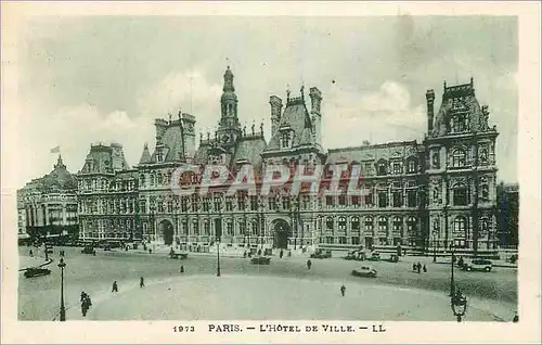 Cartes postales Paris l'Hotel de Ville