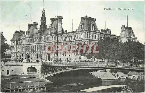 Cartes postales Paris Hotel de Ville