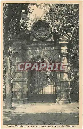 Ansichtskarte AK Chateau de Fontainebleau Porte Tambour