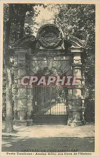 Cartes postales Chateau de Fontainebleau Porte Tambour