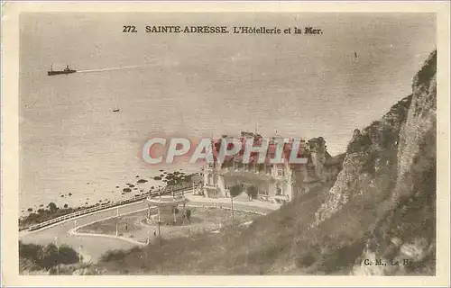 Cartes postales Sainte Adresse l'Hotellerie et la Mer