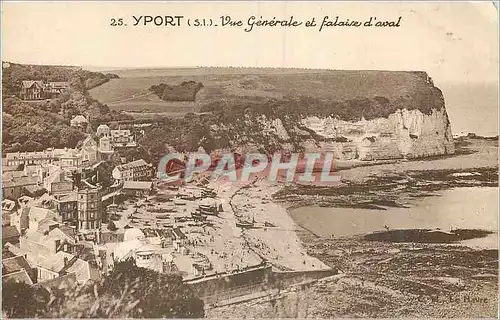 Cartes postales Yport Vue Generale et Falaise d'Aval
