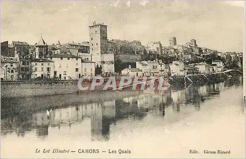 Ansichtskarte AK Cahors les Quais