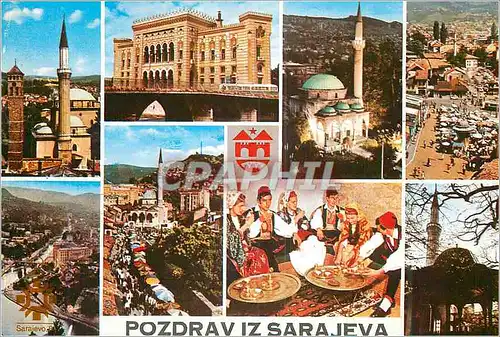 Moderne Karte Sarajevo Turistkomerc Zagreb